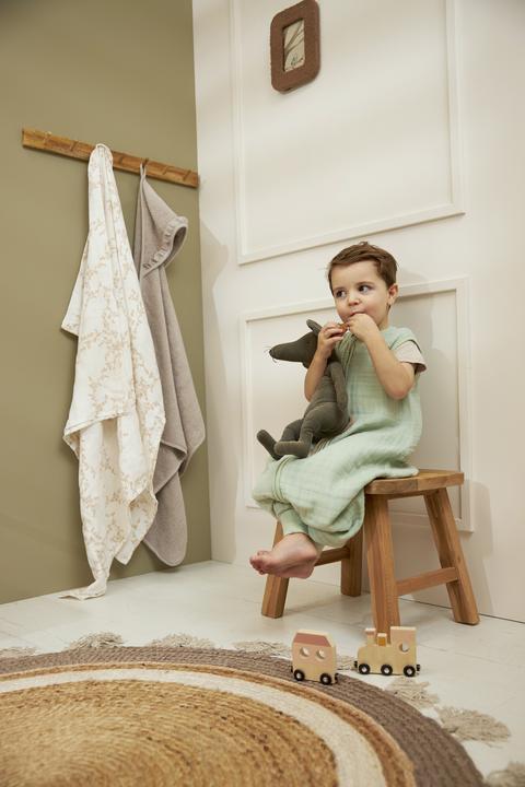 Produktbild Meyco Baby Uni baby sommer schlafoverall jumper - pre-washed musselin - soft green - 80cm (80 cm, 0.5 TOG, Sommer)