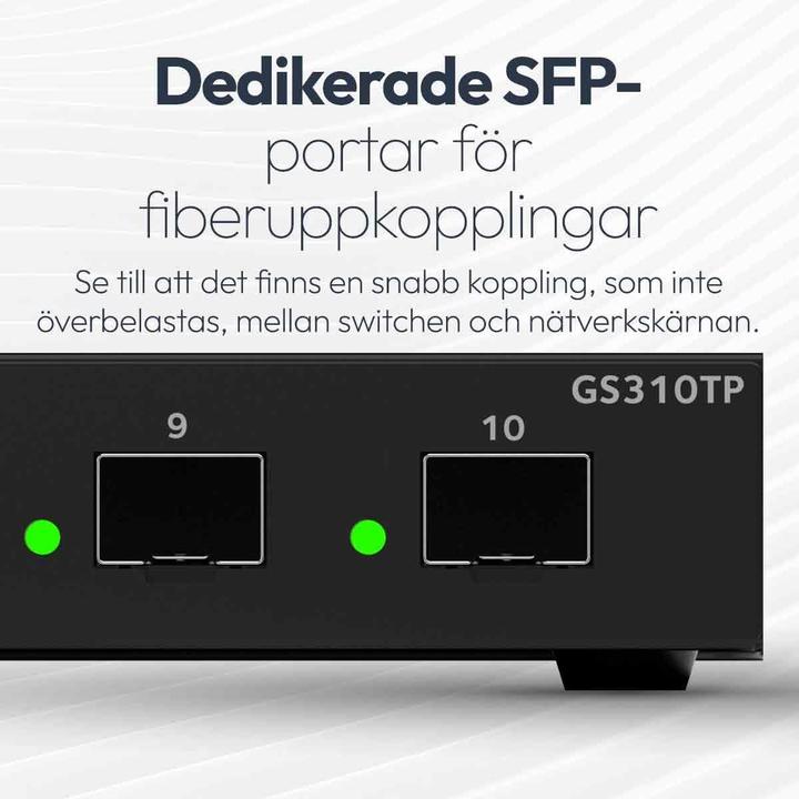 Productafbeelding Netgear 8-PORT 1G POE+ SMART SWITCH (8 ports)