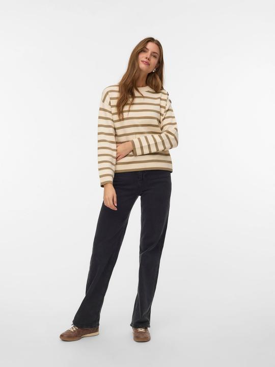 Image du produit Vero Moda Vmsaba Ls O-Neck Button Pullover Ga Noos (M)