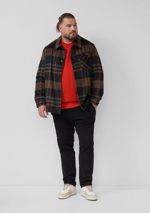 Produktbild s.Oliver Sweatshirt Wärmendes Sweatshirt mit Logo-Artwork (3XL)