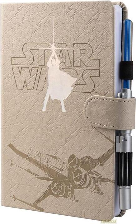Image du produit NoName STAR WARS - Luke - Notebook + Stylo à Bille Sabre - Format A5 (A5, Pointillés, Couverture rigide)