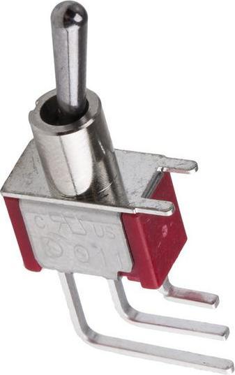 Actual product image RS PRO Toggle switch,SP,on-none-on,vertical RA