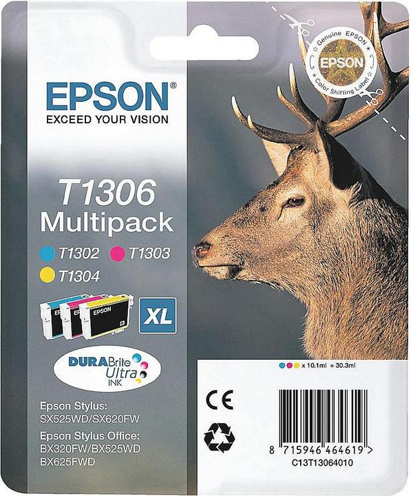 Actual product image Epson T1306 DuraBrite Ultra (M, C, Y)