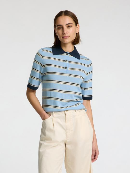 Actual product image Selected Homme 100% Merinowoll Polohemd aus Strick (S)