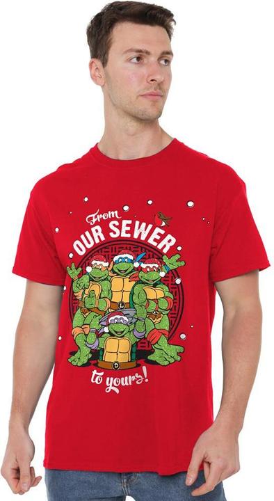 Produktbild Teenage Mutant NT Merry Christmas From Our Sewer TShirt (XXL)