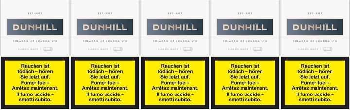 Image du produit Dunhill International Classic white Box (10 pcs)