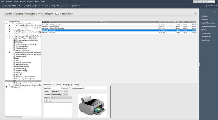Actual product image Lexware asset management 2023 1 licence(s) (1 User, 12 months)