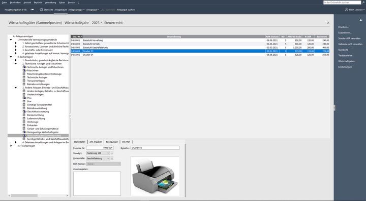 Produktbild Lexware anlagenverwaltung 2023 1 license(s) (1 User, 12 Monate)