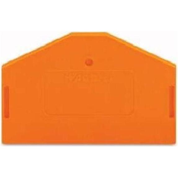 25x Wago Abschlussplatte, Elektronikzubehör + Gehäuse, Orange
