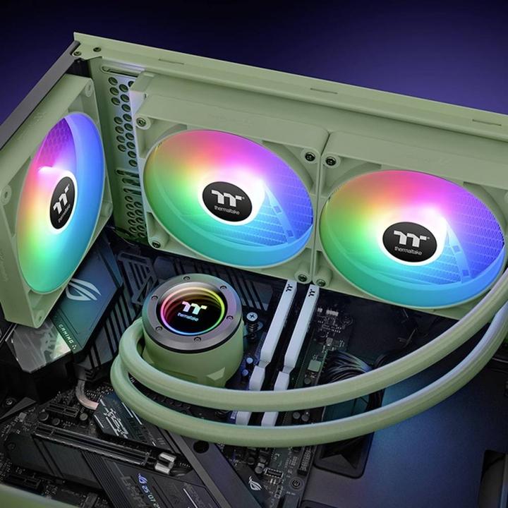Actual product image Thermaltake TH280 V2 ARGB Sync CPU Liquid Cooler All-In-One gn