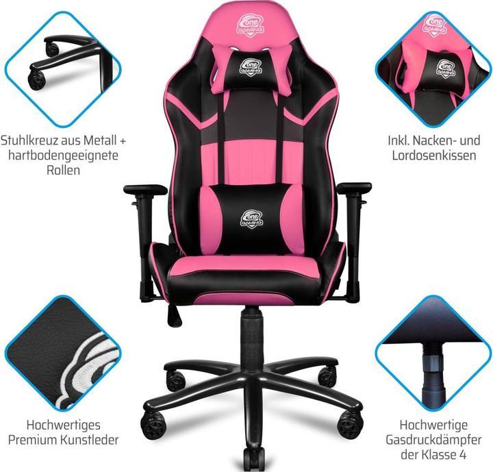 Produktbild One Gaming Chair Pro Pink