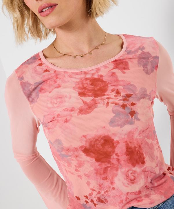 Produktbild Joe Browns Rose Print Long Sleeve Mesh Top (42)