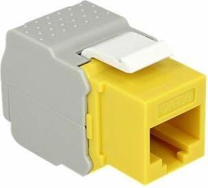 Produktbild Delock Keystone Modul Cat.6, UTP, gelb (Keystone Modul)