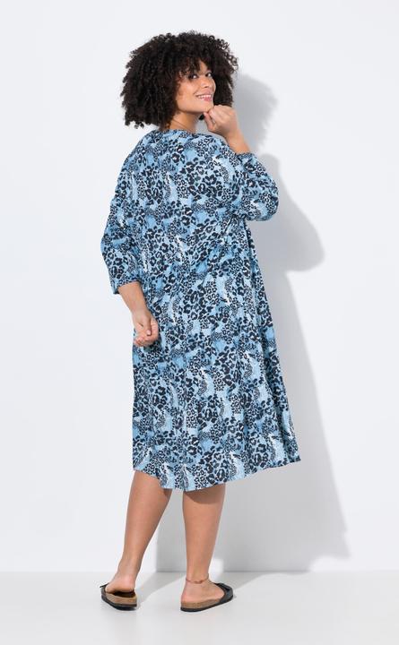 Produktbild Angel of Style Kleid, A-Linie, Musselin, Leo-Muster, Volants (52)