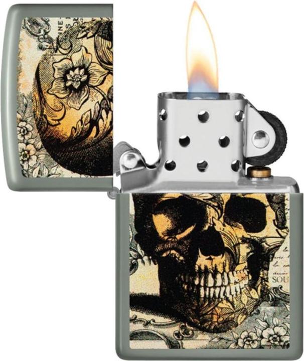Actual product image Zippo Skull Vintage