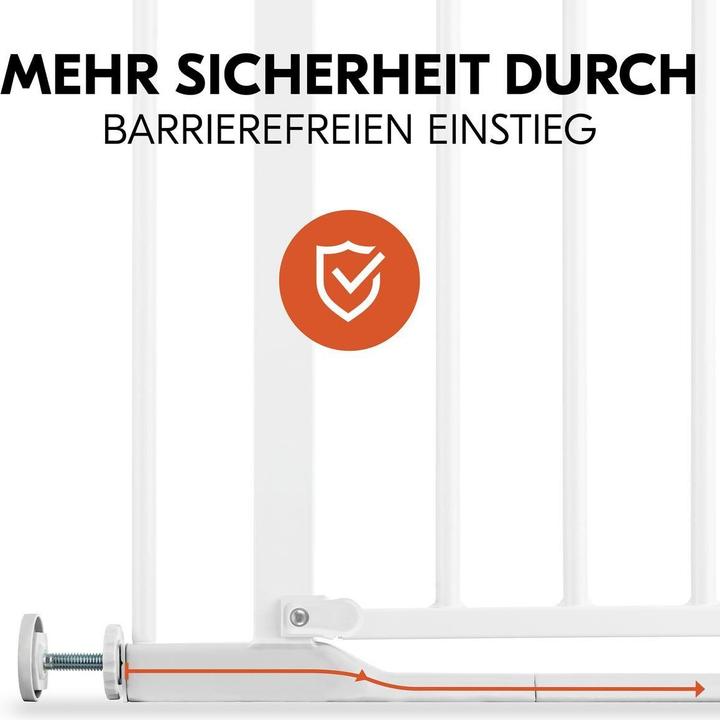 Produktbild Hauck Tür- & Treppenschutzgitter Türschutzgitter Clear Step Autoclose 2 + (75 - 80 cm)