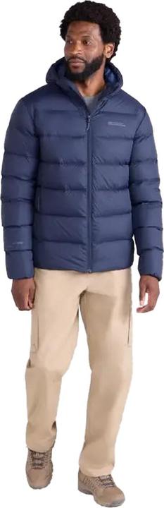 Actual product image Mountain Warehouse Mens Stratus Down Packable Hooded Jacket (XL)