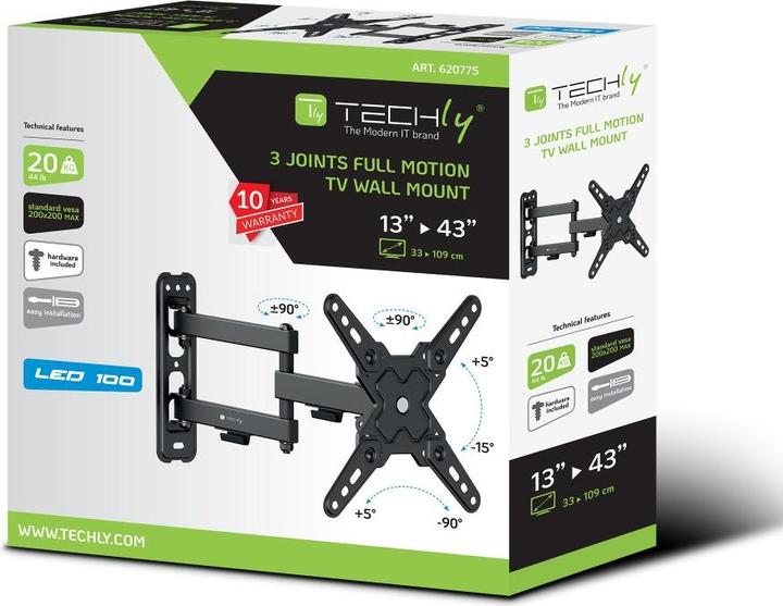 Image du produit Techly ICA-LCD 423 (Mur, 42", 20 kg)