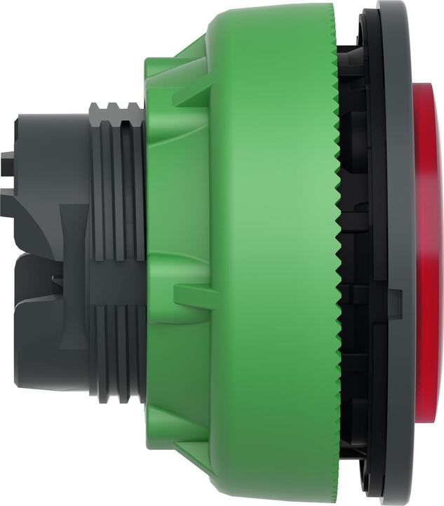 Immagine prodotto APC Pulsante illuminato ad elemento frontale, piatto, ø30mm, IP69K, rosso, in rilievo, a scatto