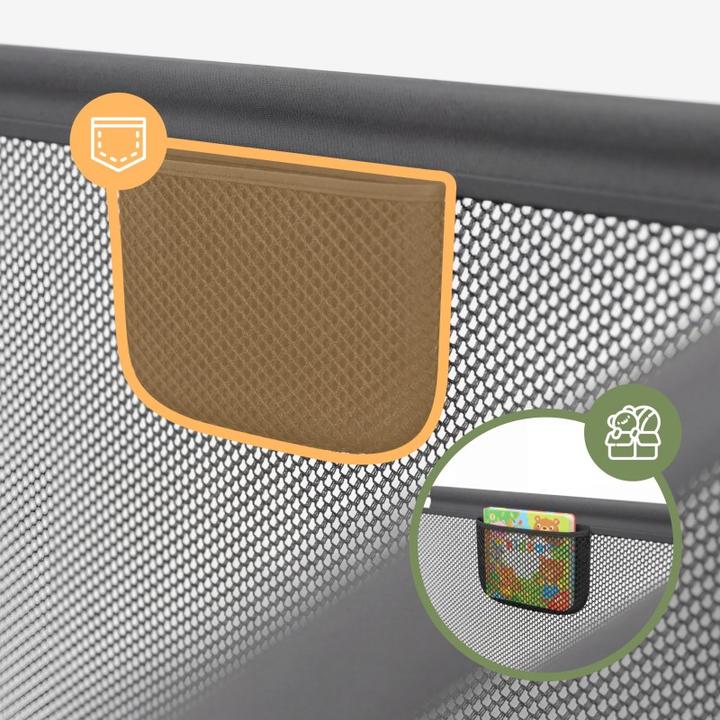 Immagine prodotto Tulano Cozy 22 Graphit Kinderlaufstall - 180 cm (120 cm, 180 cm)