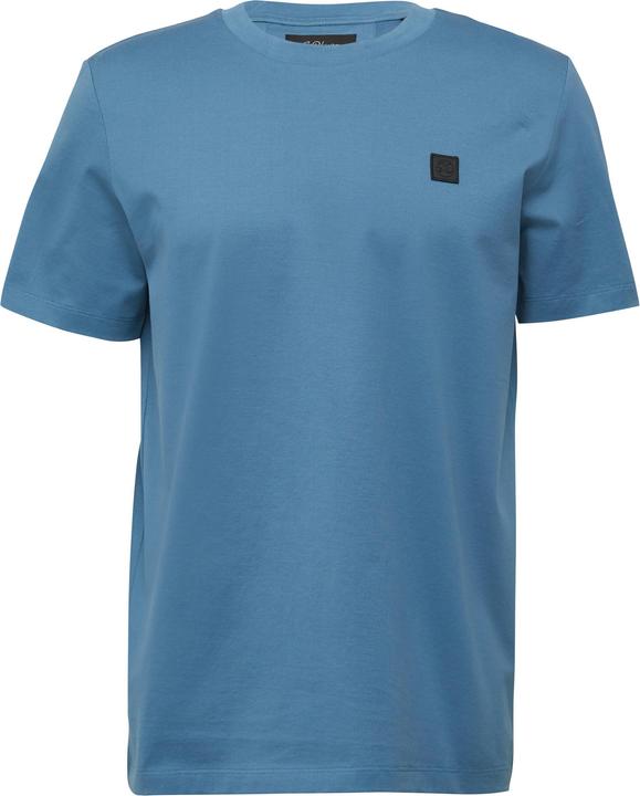 Immagine prodotto S.Oliver T-Shirt T-Shirt aus merzerisierter Baumwolle mit Label-Patch (L)
