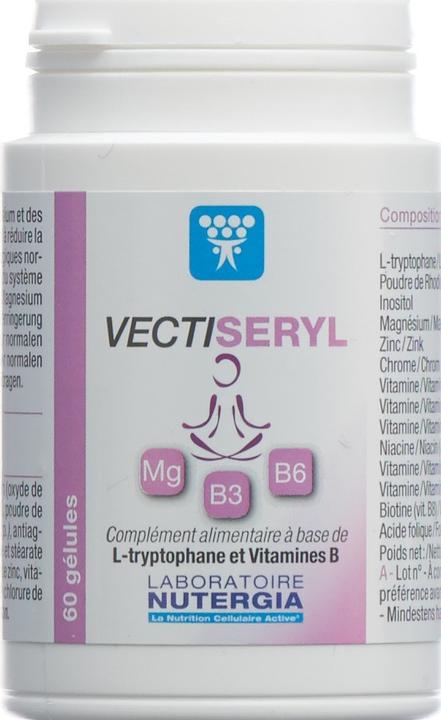 Actual product image Nutergia Vectiséryl (Seren) Gélules (60 Piece, Capsules, 51 g)