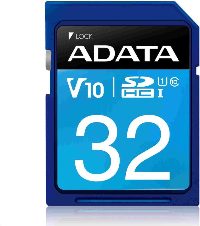 Adata SDHC Card 32GB,, Premier UHS-I C10 (32 GB, SDHC, U1, UHS-I)