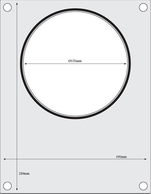 Productafbeelding Hendi Matrijs voor sealmachine 2x 178x113 mm