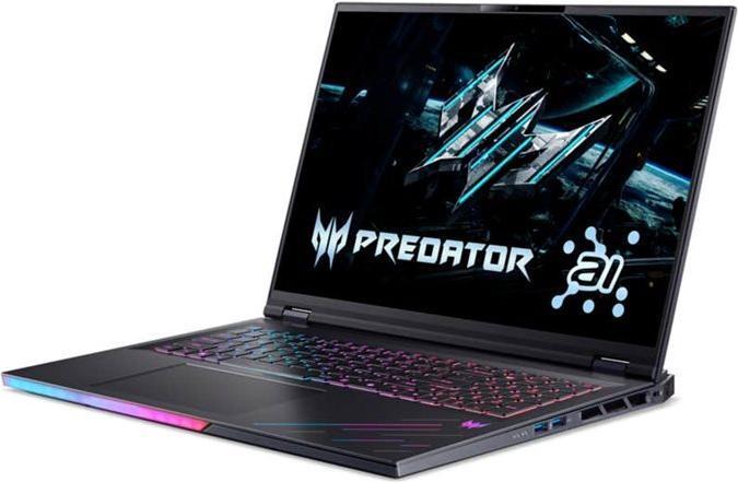 Immagine prodotto Acer Predator Helios 18 AI PH18-73-93YX 18" WQUXGA MiniLED Core U9 275HX RTX5090 64GB/2TB W11 (Intel Core Ultra 9 275HX, 64 GB, 18", 2000 GB, DE)