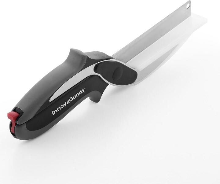 Actual product image InnovaGoods Scissor knife with integrated mini cutting board Scible
