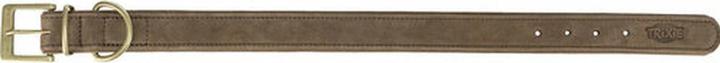 Actual product image Trixie Pure collar, leather, S–M: 31–37 cm/30 mm, brown (Dog, Walks)