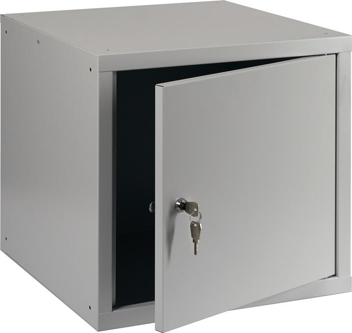 HP Autozubehör SchlieÃŸfachschrank lichtgrau,RAL 7035/lichtgrau,RAL 7035 H450xB450xT450mm (45 cm, 45 cm)
