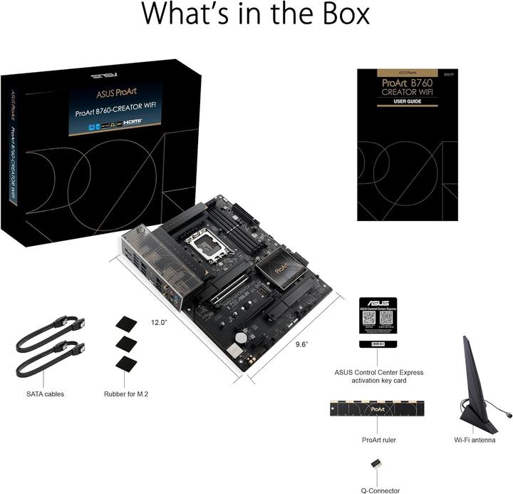Produktbild ASUS ProArt B760-CREATOR WIFI (LGA 1700, Intel B760, ATX)