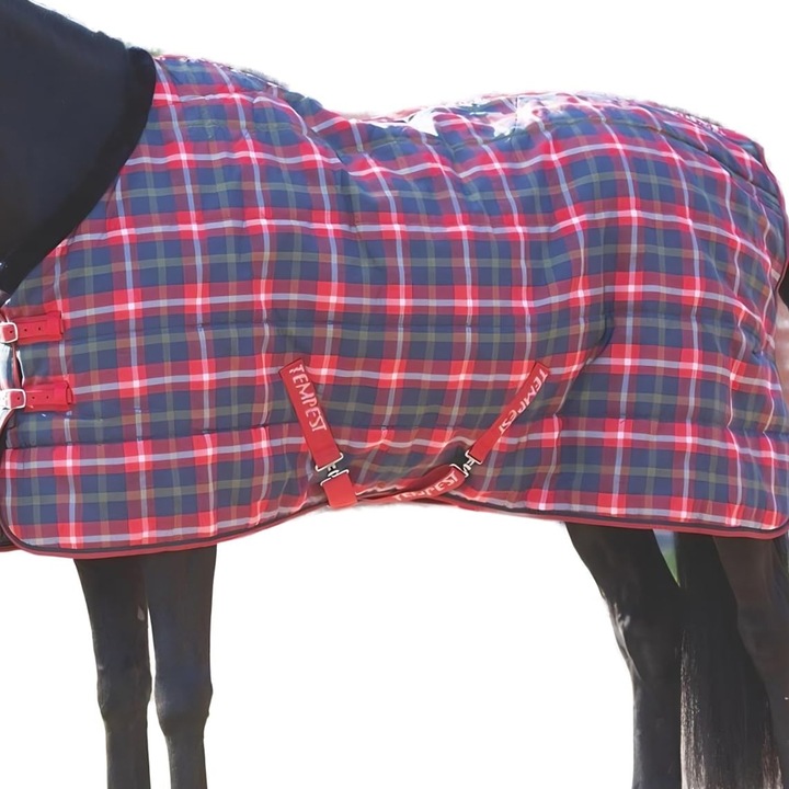 Actual product image Tempest Plus 200 Standard-Neck Tartan Horse Stable Rug (221 cm)