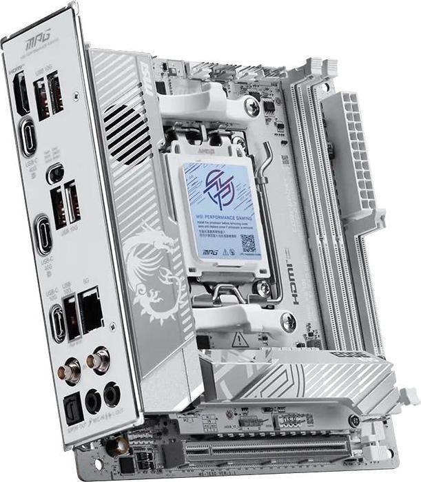 Produktbild MSI MPG X870I EDGE Ti Evo Wifi (X870,AM5,ATX,DDR5) (AM5, AMD X870, AMD X870E, Mini-ITX)