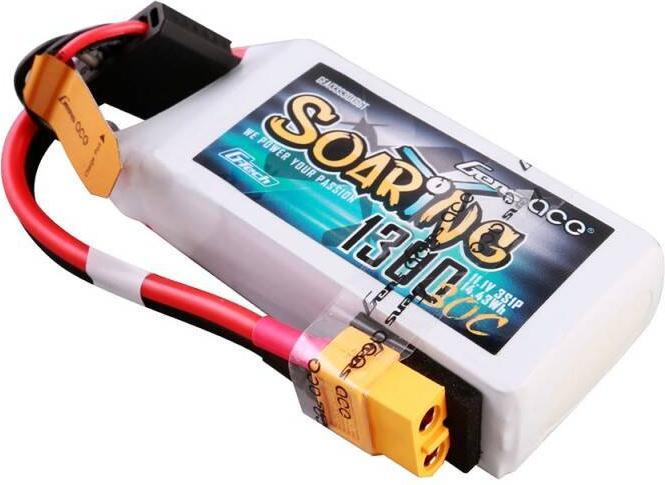 Actual product image Gens Ace G-Tech Soaring 1300mAh 11.1V 30C 3S1P Lipo Battery (11.10 V, 1300 mAh)