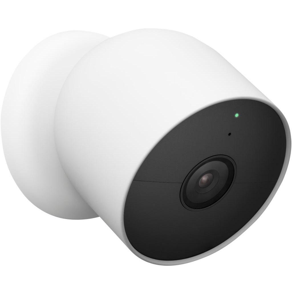 Google Nest Cam (1920 x 1080 Pixels), Netzwerkkamera, Schwarz, Weiss
