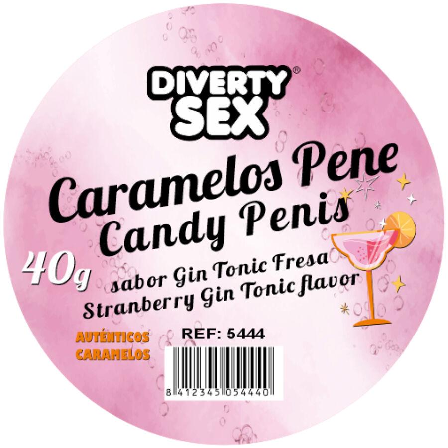 Diablo Picante - 20 Penisbonbons mit Gin-Tonic-Geschmack (D-243997)