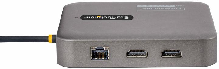 Produktbild StarTech com USB C Multiport Adapter, Dual HDMI Video, 4K 60Hz, 2-Port 10Gbps USB 3.1 Hub, 100W USB (USB-A)