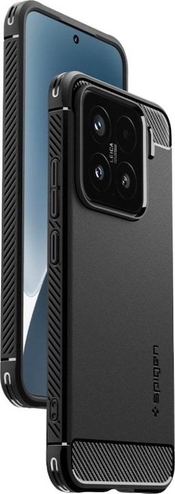 Actual product image Spigen Xiaomi 15 Case Rugged Armor Matte Black (Xiaomi Redmi Note 15)