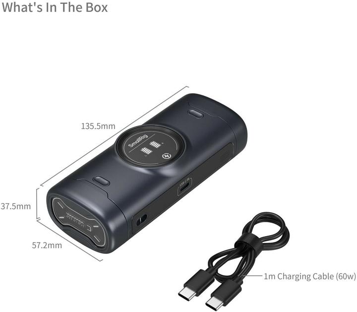 Produktbild SmallRig 5105 Portable Charger Case for LP-E6P Batteries (Kamera Akku Ladegerät)