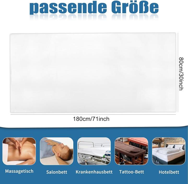 Actual product image Yelid Einweg Spannlaken für Massageliegen