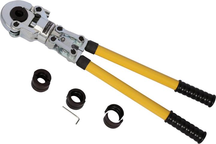 Image du produit Wiltec Pince à sertir professionnelle avec Contour Tubes Raccords Alu PE-X 16-32 mm Mâchoires Sertissage