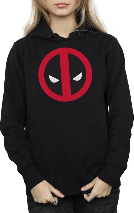 Immagine prodotto Deadpool Large Clean Logo Felpa con Cappuccio Donna (L)