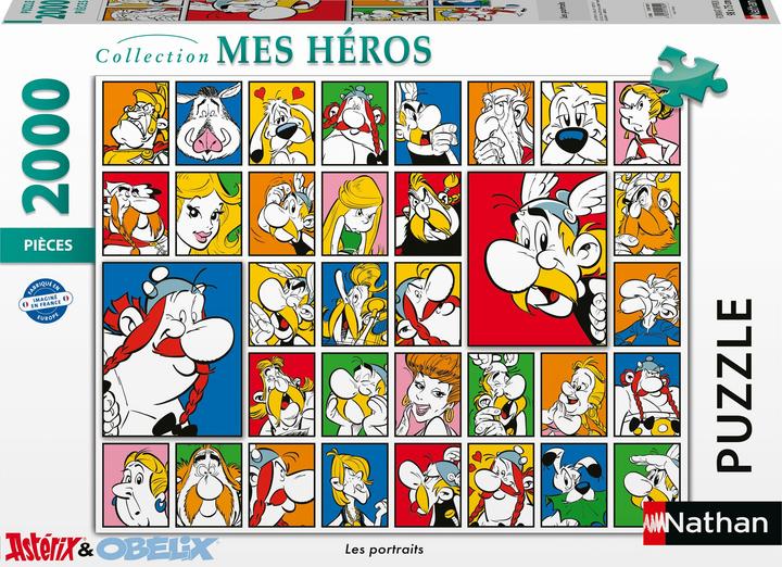 Nathan Puzzle 2000 pieces Portraits - Asterix (2000 Teile)