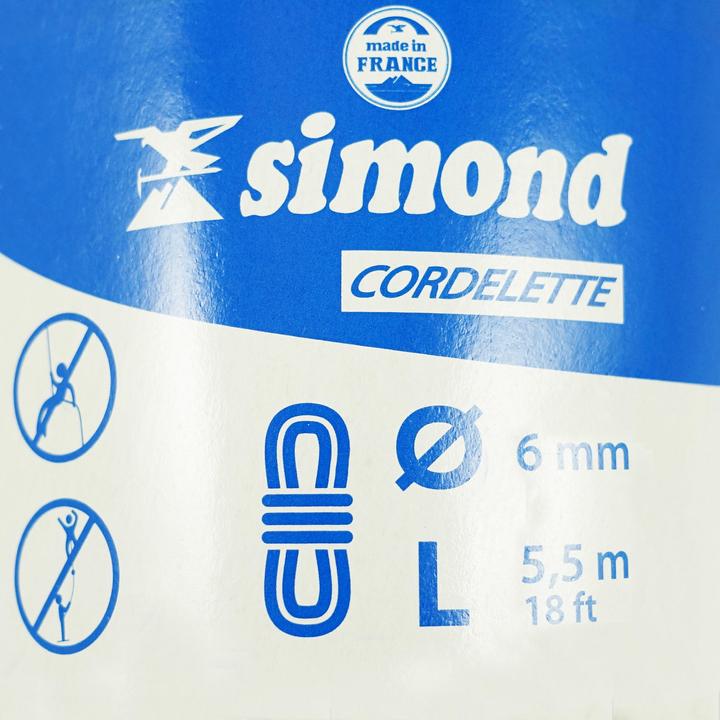 Produktbild Simond Reepschnur Klettern Bergsteigen 6 mm