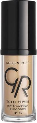 Golden Rose Total Cover 2 in 1 SPF15 Foundation & Concealer 05 Cool Sand (05 Cool Sand)