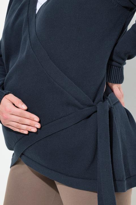 Immagine prodotto Ulla Popken Bellieva Pullover, Wickelfunktion, V-Ausschnitt, GOTS (58)