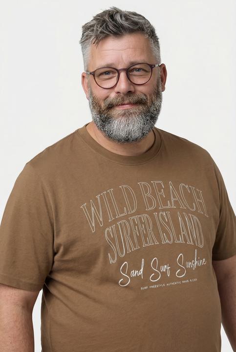 Produktbild Men+ T-Shirt, Print, Halbarm (L)