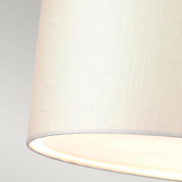 Actual product image Elstead Lighting Pearce pendant light E27 triple 45cm polished chrome ivory (E27)